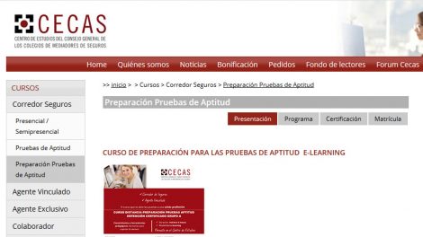 Curso de preparación para la superación del examen de las Pruebas de Aptitud
